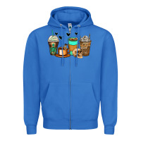 True Royal skeleton coffee cups Zipper Hoodie - Zillion Design Studio