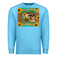 Ocean Blue dead tired fueled by coffee Premium Sweatshirt - Artiststas