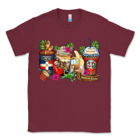 Burgundy dominican republic coffee cups Classic Tee - Zillion Design Studio