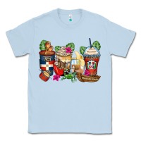 Dusty Blue dominican republic coffee cups Classic Tee - Zillion Design Studio