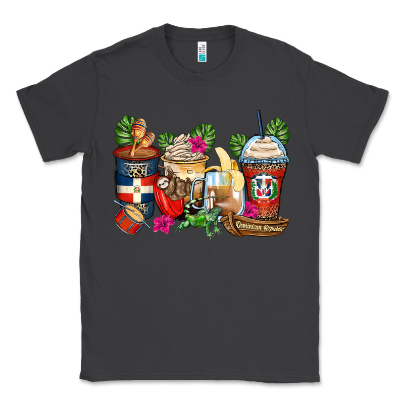 Dominican Republic Coffee Cups Classic Tee by Zillion Design Studio | Teevron