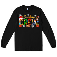 Black christmas crew Long Sleeve Tee - Zillion Design Studio