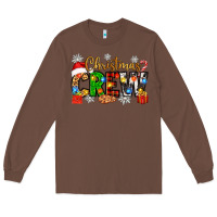 Chestnut christmas crew Long Sleeve Tee - Zillion Design Studio