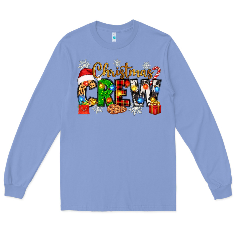 Christmas Crew Long Sleeve Tee by Zillion Design Studio | Teevron