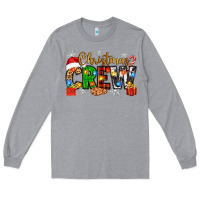 Heather Grey christmas crew Long Sleeve Tee - Zillion Design Studio