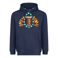 Navy football gemstone sunflower Heavyweight Hoodie - JahusDesignShop