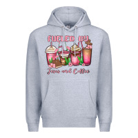 Heather Grey fueled by jesus and coffee Premium Hoodie - MaliasSmallBusiness
