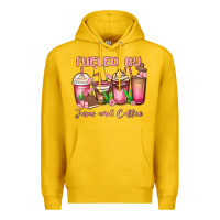 Lemon fueled by jesus and coffee Premium Hoodie - MaliasSmallBusiness