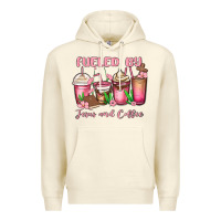 Sandshell fueled by jesus and coffee Premium Hoodie - MaliasSmallBusiness