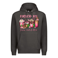 Smoke fueled by jesus and coffee Premium Hoodie - MaliasSmallBusiness