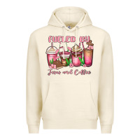 Tofu fueled by jesus and coffee Premium Hoodie - MaliasSmallBusiness