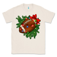 American Football Christmas With Lights And Ribbon Classic Tee | Teevron