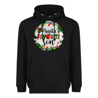 Black christmas  cookie and light santas favorite   son Heavyweight Hoodie - AdoDesignShop