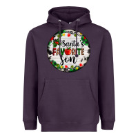 Plum christmas  cookie and light santas favorite   son Heavyweight Hoodie - AdoDesignShop