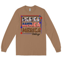 Toasted Coconut merica merica merica vintage Long Sleeve Tee - texasbilliewilder