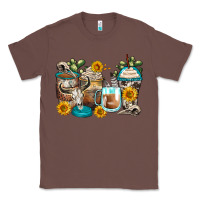 Chestnut bull skull coffee cups Classic Tee - Zillion Design Studio