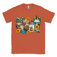 Copper bull skull coffee cups Classic Tee - Zillion Design Studio