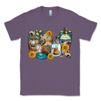 Lavender bull skull coffee cups Classic Tee - Zillion Design Studio