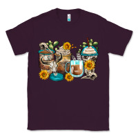 Plum bull skull coffee cups Classic Tee - Zillion Design Studio