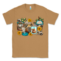 Toasted Coconut bull skull coffee cups Classic Tee - Zillion Design Studio