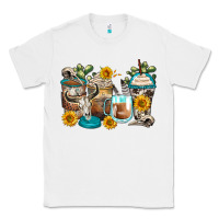 White bull skull coffee cups Classic Tee - Zillion Design Studio