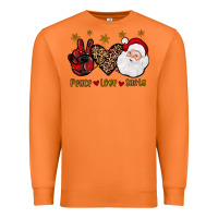 Carrot peace love santa Premium Sweatshirt - JahusDesignShop