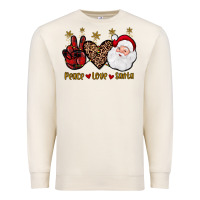 Sandshell peace love santa Premium Sweatshirt - JahusDesignShop