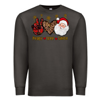 Smoke peace love santa Premium Sweatshirt - JahusDesignShop