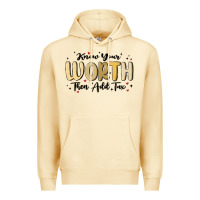 Pina Colada know your worth Premium Hoodie - MaliasSmallBusiness