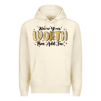 Sandshell know your worth Premium Hoodie - MaliasSmallBusiness
