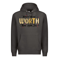 Smoke know your worth Premium Hoodie - MaliasSmallBusiness