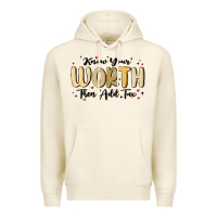 Tofu know your worth Premium Hoodie - MaliasSmallBusiness