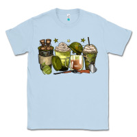 Dusty Blue army coffee cups Classic Tee - Zillion Design Studio
