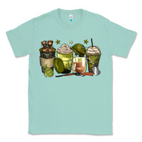 Seafoam army coffee cups Classic Tee - Zillion Design Studio