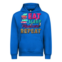 Cobalt eat sleep manicure repeat Urban Hoodie - NancyCooperArtShop