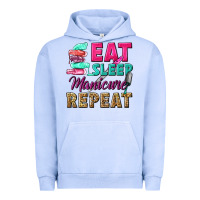 Pigment Grape Ice eat sleep manicure repeat Urban Hoodie - NancyCooperArtShop