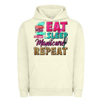 Pigment Pistachio eat sleep manicure repeat Urban Hoodie - NancyCooperArtShop
