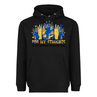 Black for my students down sendrome awareness day Heavyweight Hoodie - Artiststas