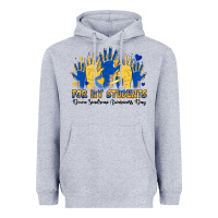 Heather Grey for my students down sendrome awareness day Heavyweight Hoodie - Artiststas