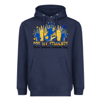 Navy for my students down sendrome awareness day Heavyweight Hoodie - Artiststas