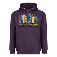Plum for my students down sendrome awareness day Heavyweight Hoodie - Artiststas