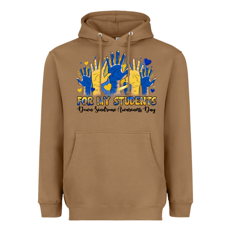 For My Students Down Sendrome Awareness Day Heavyweight Hoodie by Artiststas | Teevron