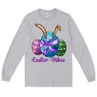 Moon Dust easter bunny ear eggs easter vibes Long Sleeve Tee - RanaPortraitStore