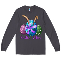 Smoke easter bunny ear eggs easter vibes Long Sleeve Tee - RanaPortraitStore