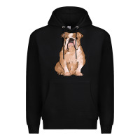 Black bulldog Premium Hoodie - MaliasSmallBusiness