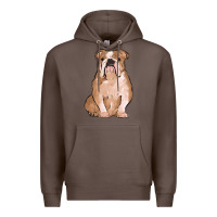 Coffee bulldog Premium Hoodie - MaliasSmallBusiness