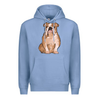 Colony Blue bulldog Premium Hoodie - MaliasSmallBusiness