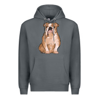 Rock bulldog Premium Hoodie - MaliasSmallBusiness