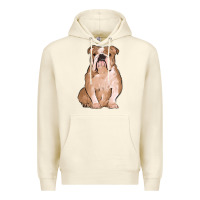Sandshell bulldog Premium Hoodie - MaliasSmallBusiness
