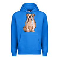 True Royal bulldog Premium Hoodie - MaliasSmallBusiness